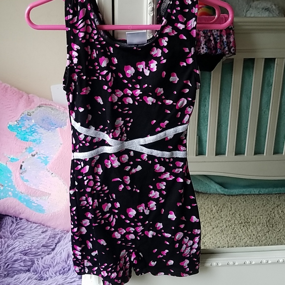 Girl's onesie for dance or gymnastics